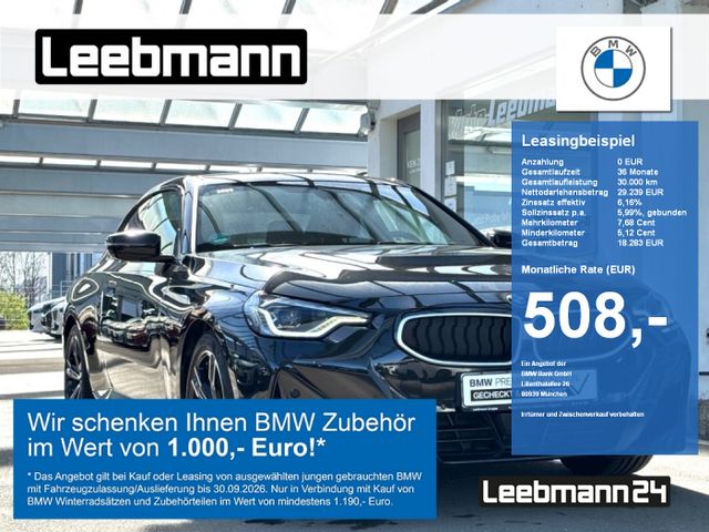 BMW 218i Coupé M-Sport HeadUp Finanzierung ab 0,49%