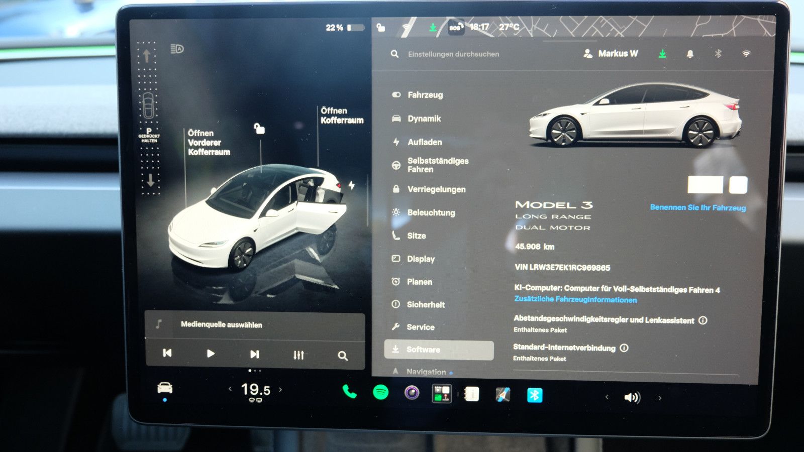 Tesla Model 3 Long Range Dual Motor AWD HIGHLAND AHK foto 11