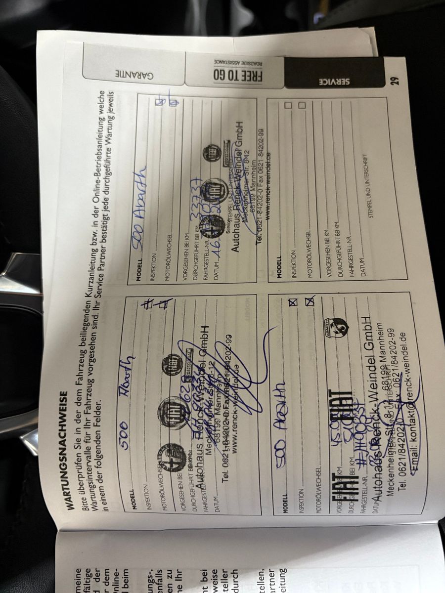 Fahrzeugabbildung Fiat ABARTH/595C/TURISMO/NAVI/APPLE-CAR/LED/PDC