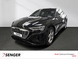 Audi Q8 e-tron Sportback 55 S line quattro Pano B&O H - Audi Q8 e-tron mit Elektro-Antrieb: Schwarz