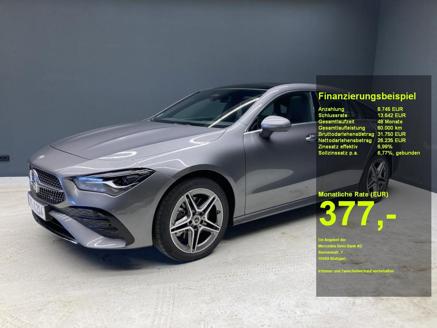 Mercedes-Benz CLA 250 e ShB AMG AHK Pano SpurW S-Sitz KAM