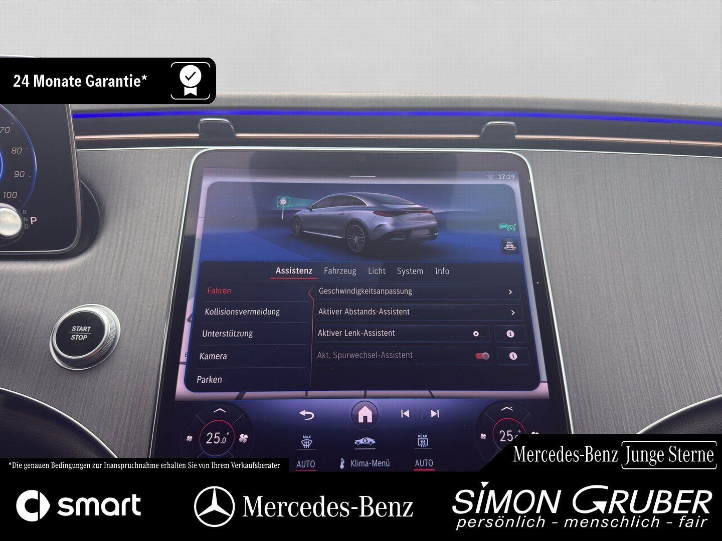Fahrzeugabbildung Mercedes-Benz EQE 350 Edition AMG AHK WP Burm DigiL Mod 2024
