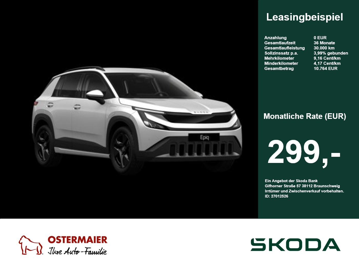 Skoda Epiq Essence 40 LED.TravelA.NAV.Lenk-HZG.KESSY.K