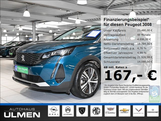 Peugeot 3008 Hybrid 225 Allure 1.6 Plug-In EU6d  EAT-8-A