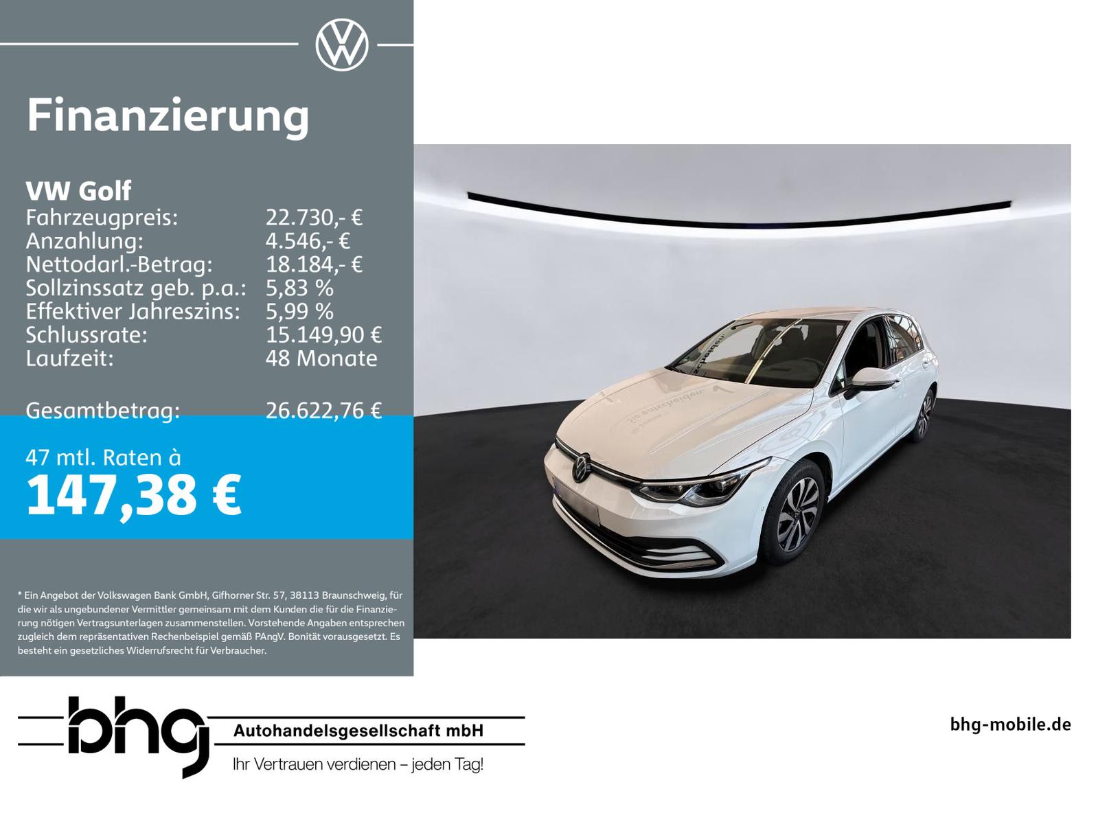 Volkswagen Golf 1.5 TSI LIFE #IQ-DRIVE #HEAD-UP #STANDHEIZU