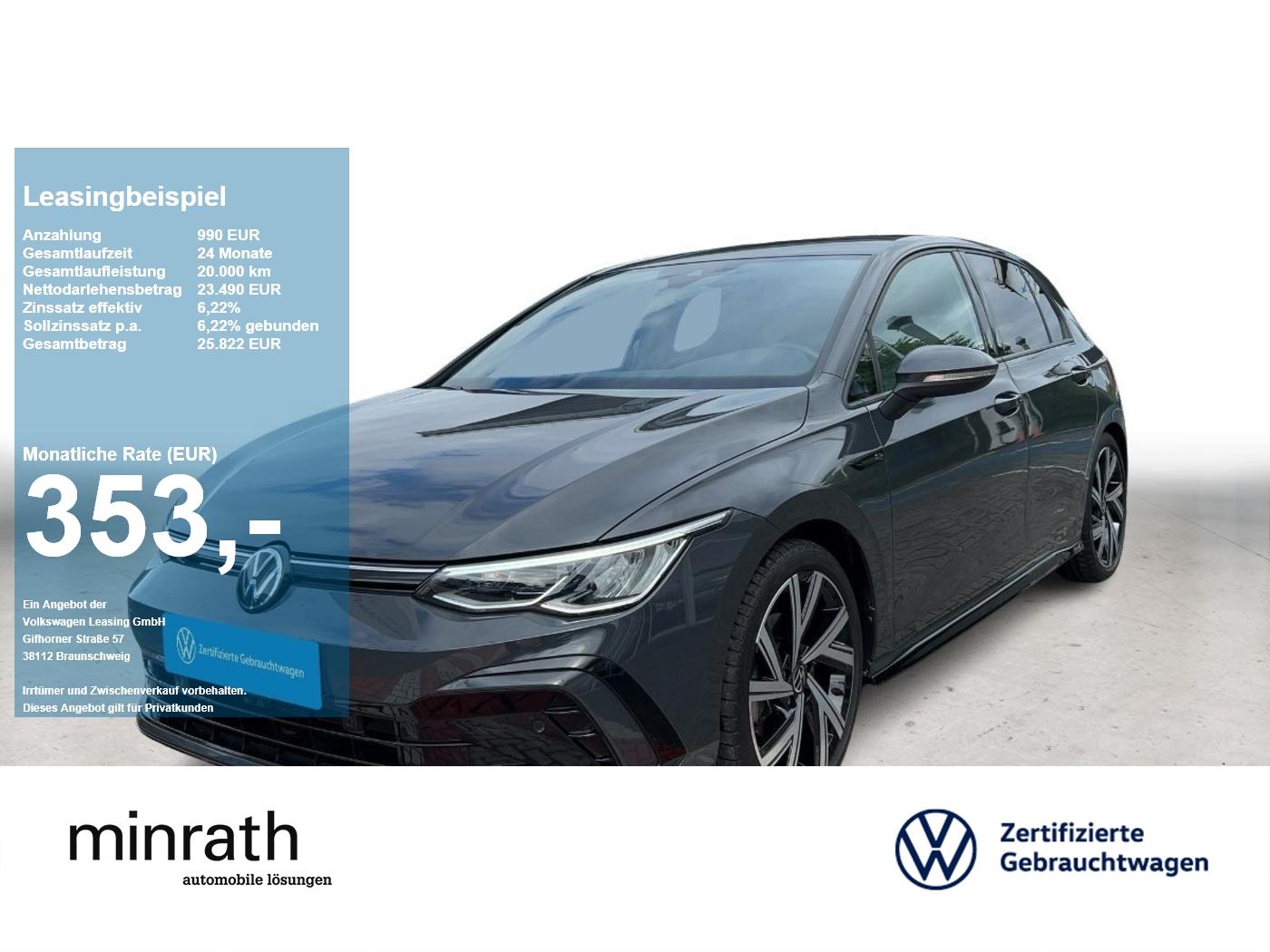 Volkswagen Golf VIII R-Line 1.5 eTSI DSG AHK+LED+APP+RFK+SH