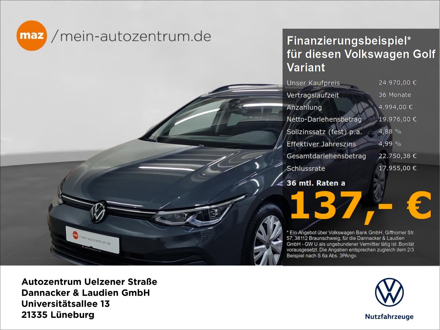 Volkswagen Golf Variant VIII 1.5 eTSI Life Alu LED AHK Navi