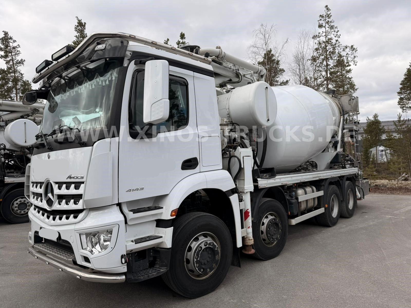 Mercedes-Benz Arocs 4143 8X4 CIFA MK32L + 9m³ Pumi 770h!