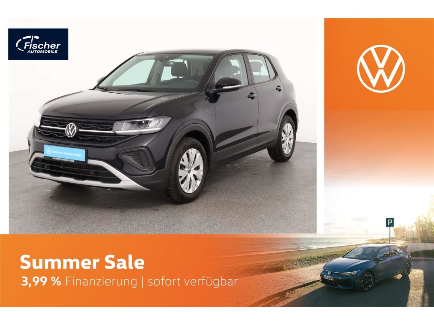 VW T-Cross 1.0 TSI 5-Gg. App-Connect/SH/Klima