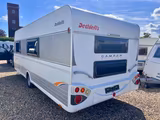 Dethleffs 550 SK Etagenbetten Mover Luftvorzelt+V Festbett - Dethleffs Wohnwagen Sk