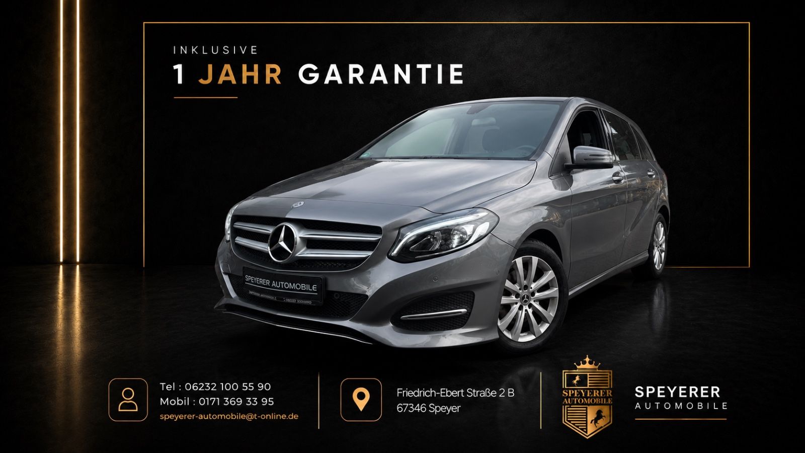 MERCEDES-BENZ B 180|1.HAND|LED|SHZ|NAVI|TOTWINKEL|KAMERA|TEMP|