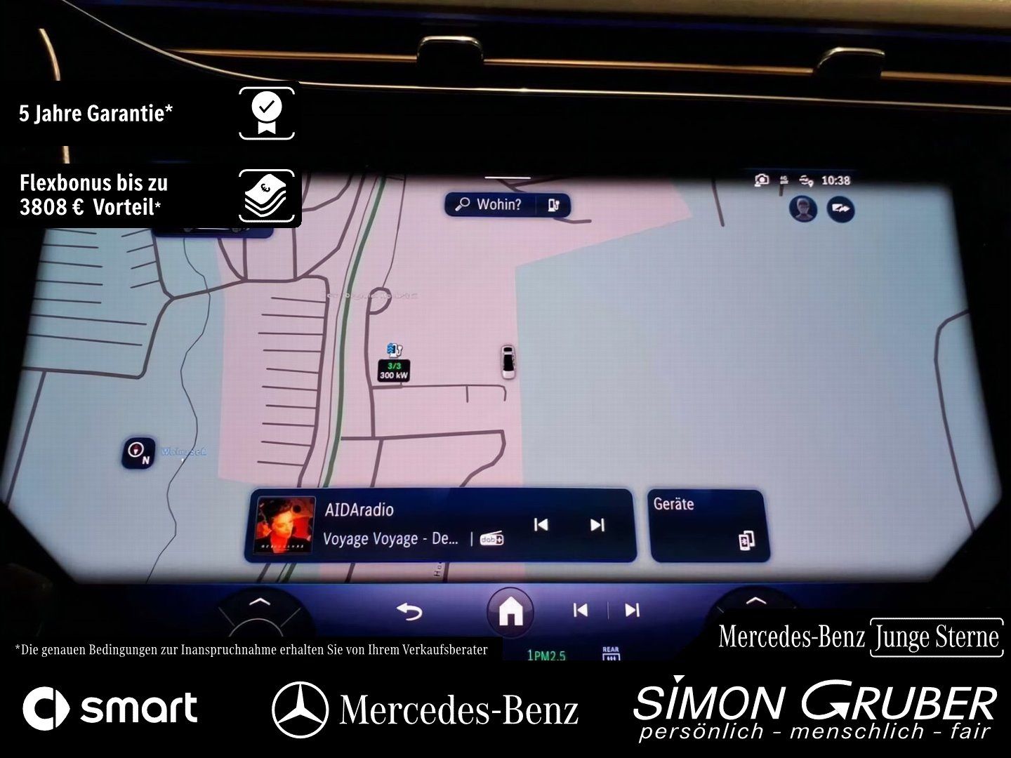 Fahrzeugabbildung Mercedes-Benz EQS 580 4M AMG Pano Hyper Sitzklima Massage