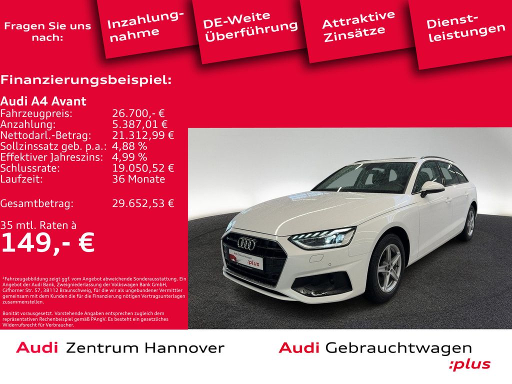 A4 Avant 35 TFSI Pano Matrix LED Sportsitze
