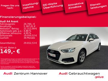Audi Leasingangebot: Audi A4 Avant 35 TFSI Pano Matrix LED Sportsitze