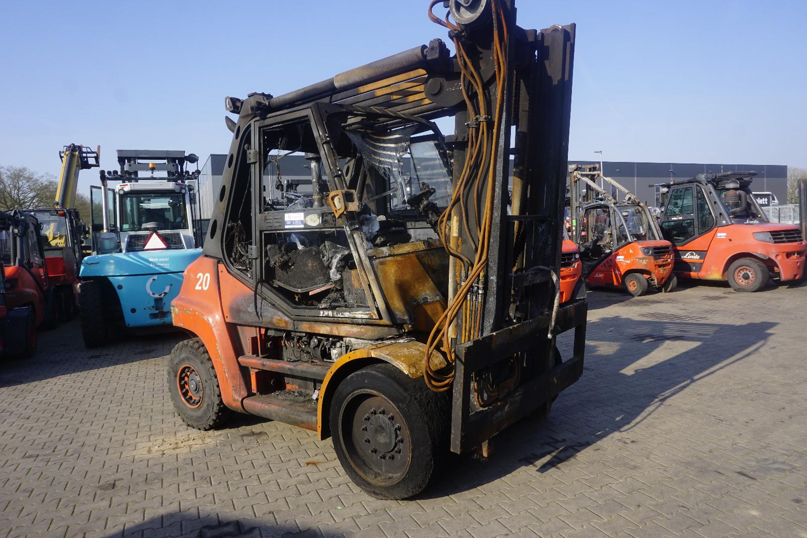 Linde H 80D-03 - Brandschaden