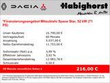 Mitsubishi Space Star Select+ 1,2 l MIVEC 8 Jahre Garantie - Mitsubishi Space Star Tageszulassungen