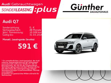 Audi Leasingangebot: Audi Q7 55 TFSI S LINE QUATTRO+WINTERRÄDER+7 SITZER+