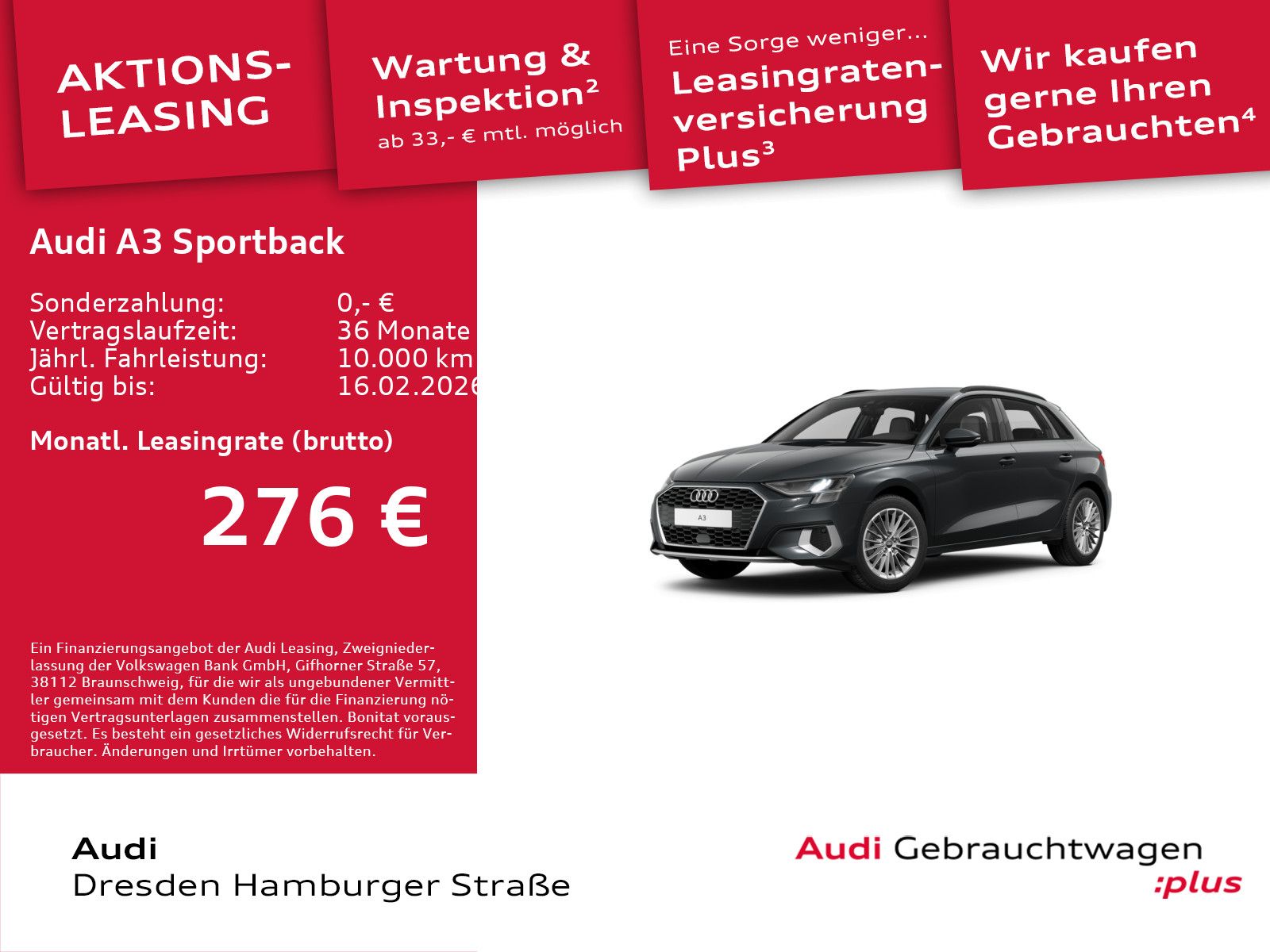Audi A3 Sportback Advanced 30 TDI S tronic DAB