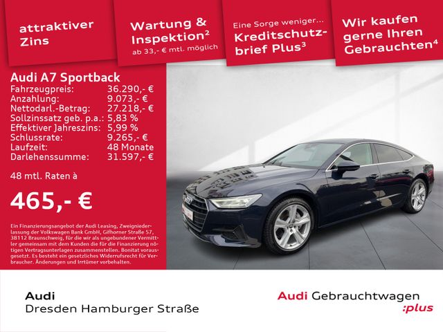 Audi A7 Sportback 45 TFSI quattro Navi B&O Standhz.