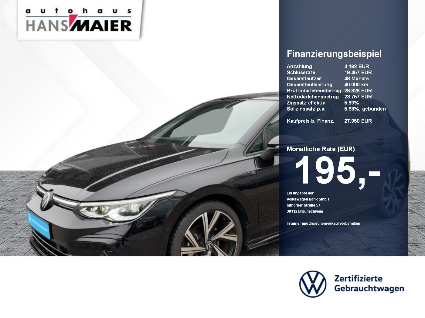 Volkswagen Golf R-Line eTSI DSG AHK Pano RearView IQLight