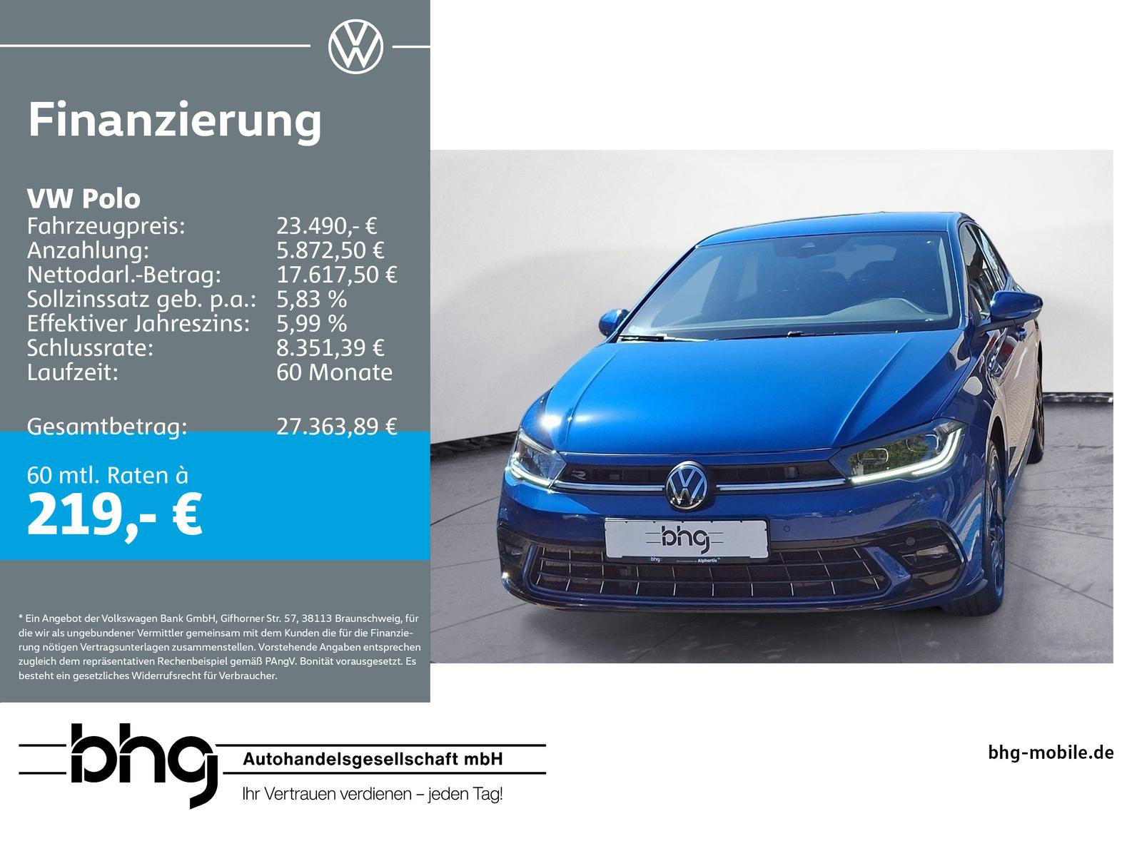 Volkswagen Polo 1.0 TSI DSG R-LINE