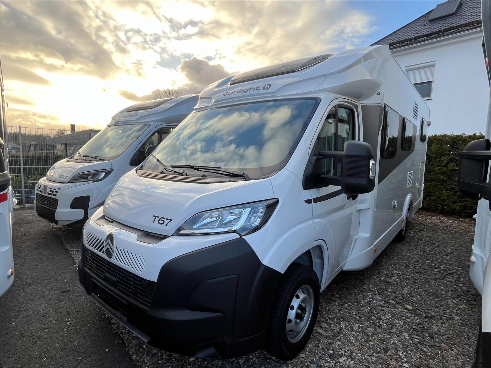 Sunlight T 67 Modell 2025 Markise Radträger Hubbett