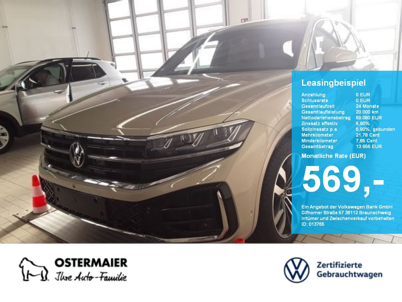 Volkswagen Touareg R-LINE 3.0TSI 340PS NP.115T ACC.5J-G.AHK