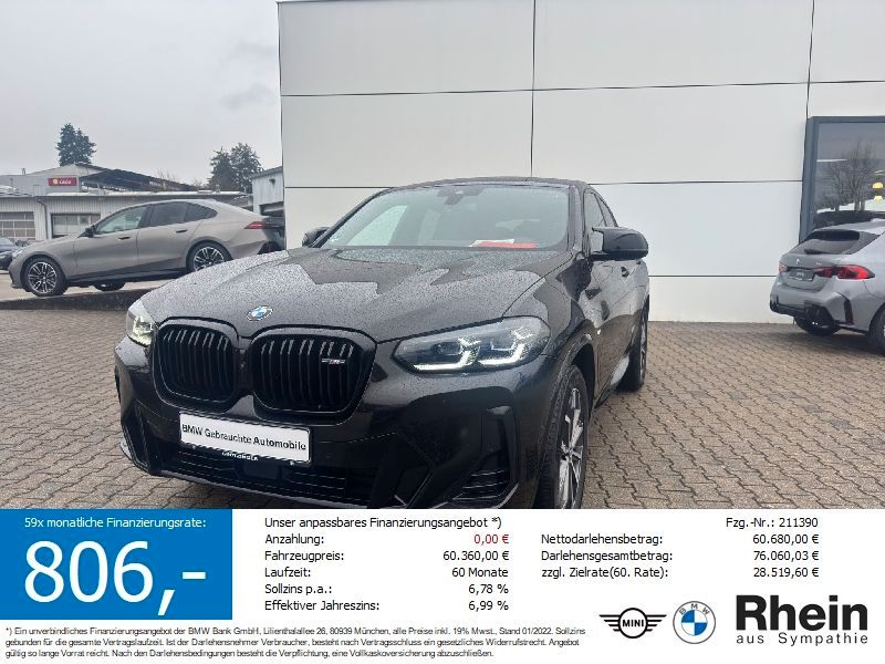 BMW X4 M40dA M Paket LED+SHZ+AHK+GRA+ParkAss Plus