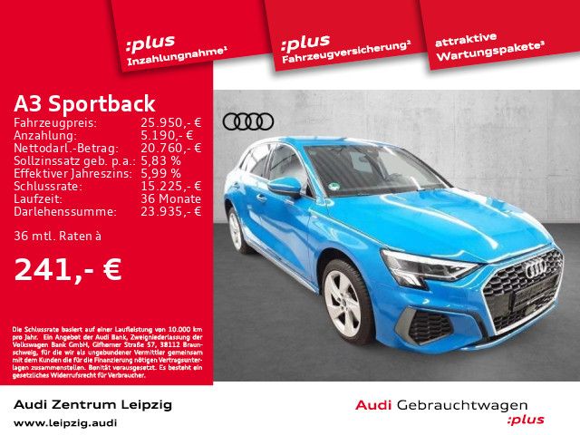 Audi A3 Sportback 40 TFSI e-tron S line *LED*Navi*RFK