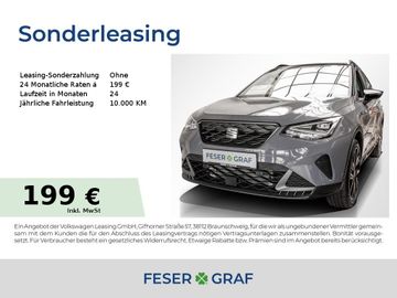 Seat Leasingangebot: Seat Arona 1.0 TSI DSG FR Black Edition LED/Navi/ACC