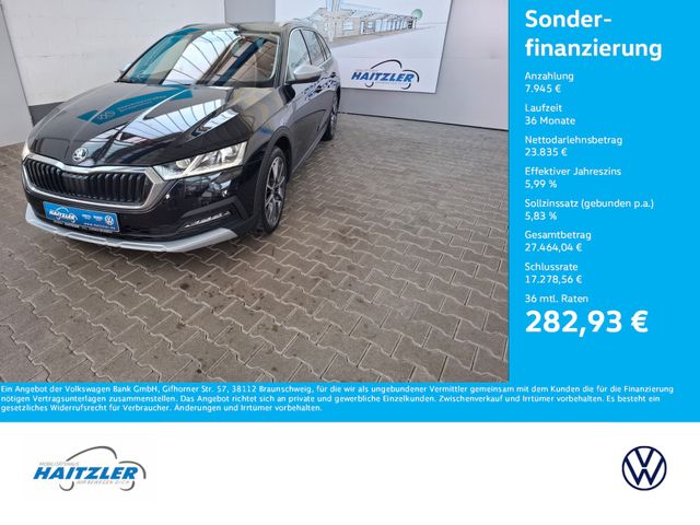 SKODA Octavia Combi Scout 2,0 TDI DSG 4x4 +AHK +Kamera