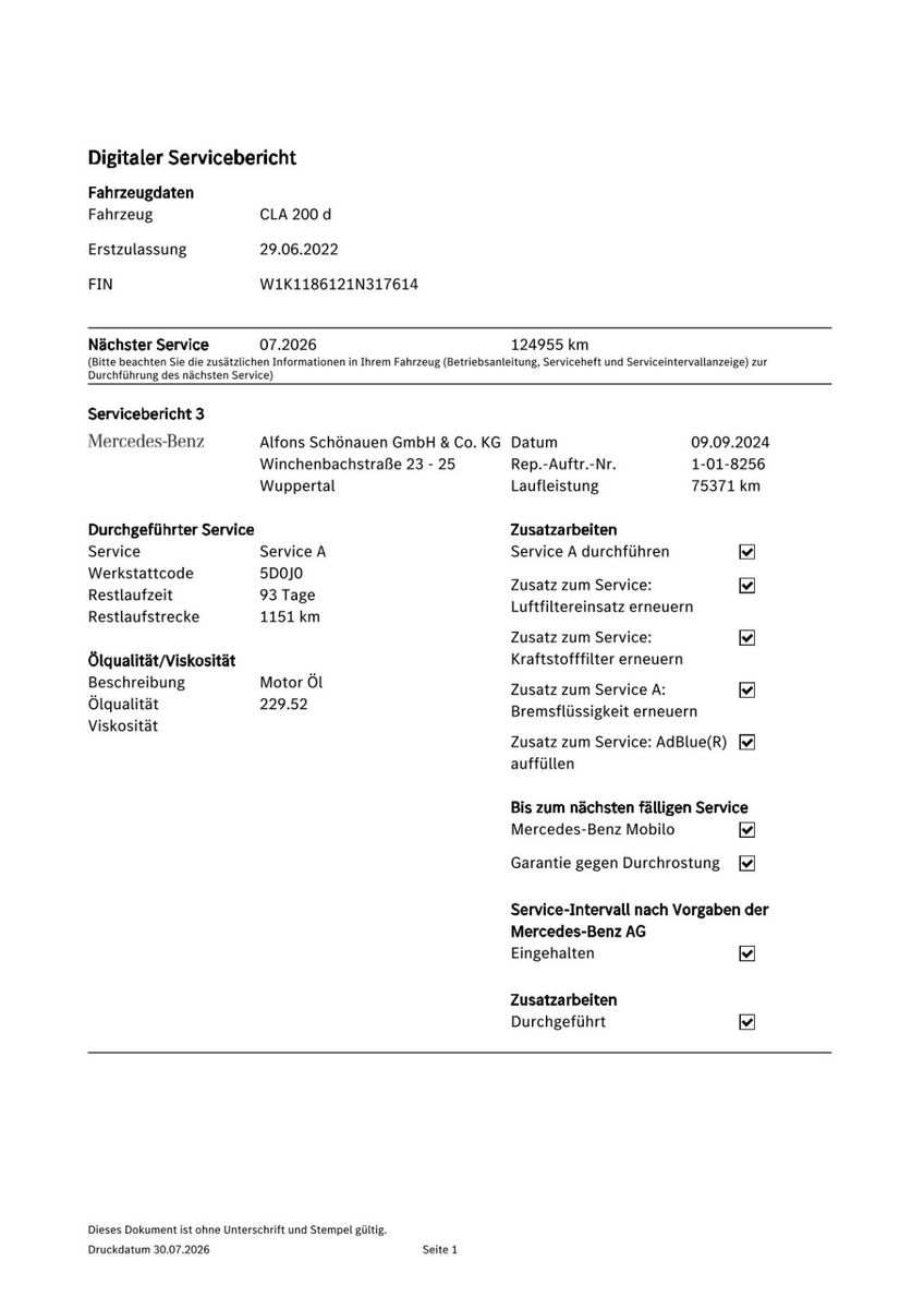 Fahrzeugabbildung Mercedes-Benz CLA Shooting Brake CLA 200 d