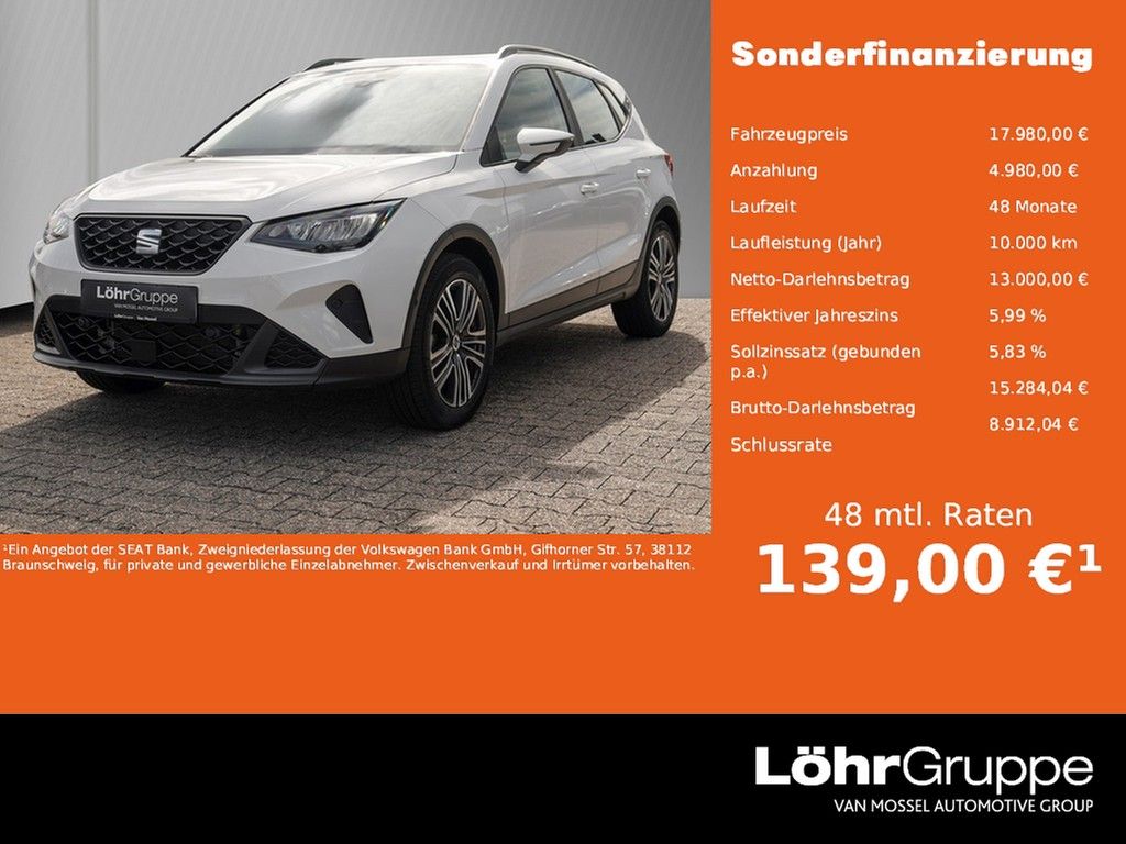 Seat Arona 1.0 TSI DSG Style Edition /LED/Full-Link