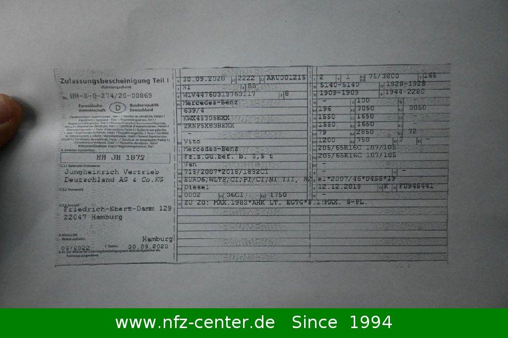 Mercedes-Benz Vito 110/114 CDI FWD KA Lang/KLIMA/JUNGHEINRICH, миниатюра 13