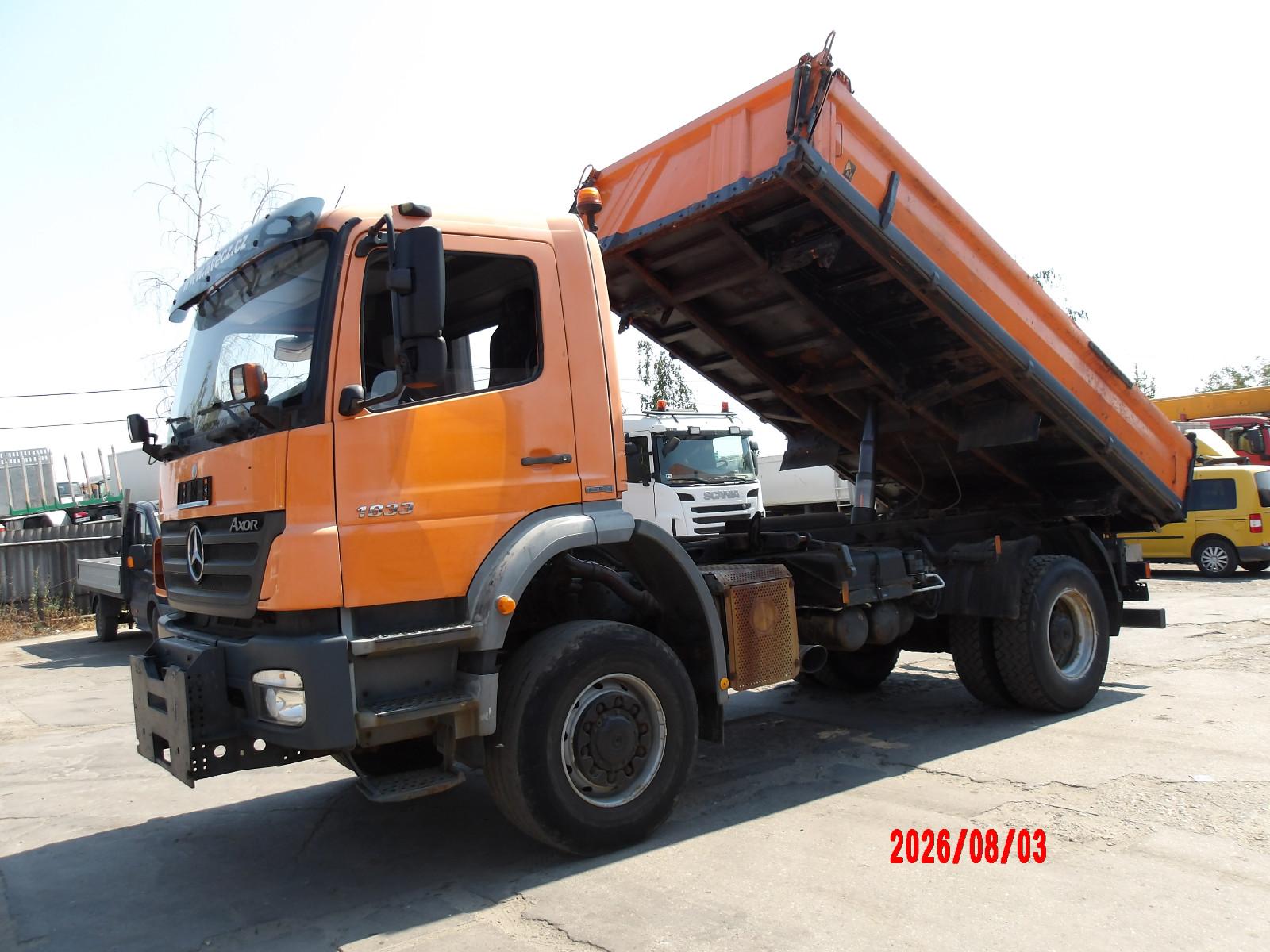 Mercedes-Benz AXOR 1833 4x4 Euro 4 Meiller Kipper