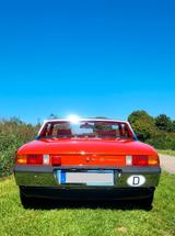 Porsche 914, BRD Pappbrief, 43 Jahre abgem., restauriert - Porsche mit Benzin-Antrieb: Orange, Cabrio