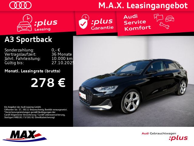 A3 Sportback 35 TDI ADVANCED +KAM+HUD+ACC+SONOS+