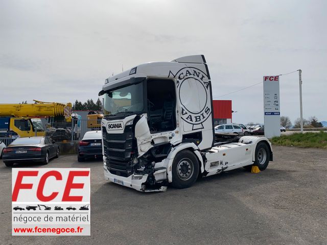 Scania S580 -V8 / RETARDER  endommagé