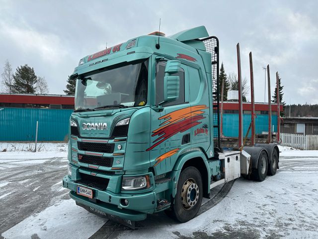 Scania R580 6x4 , STEEL, BIG AXELS, Manual,Retarder