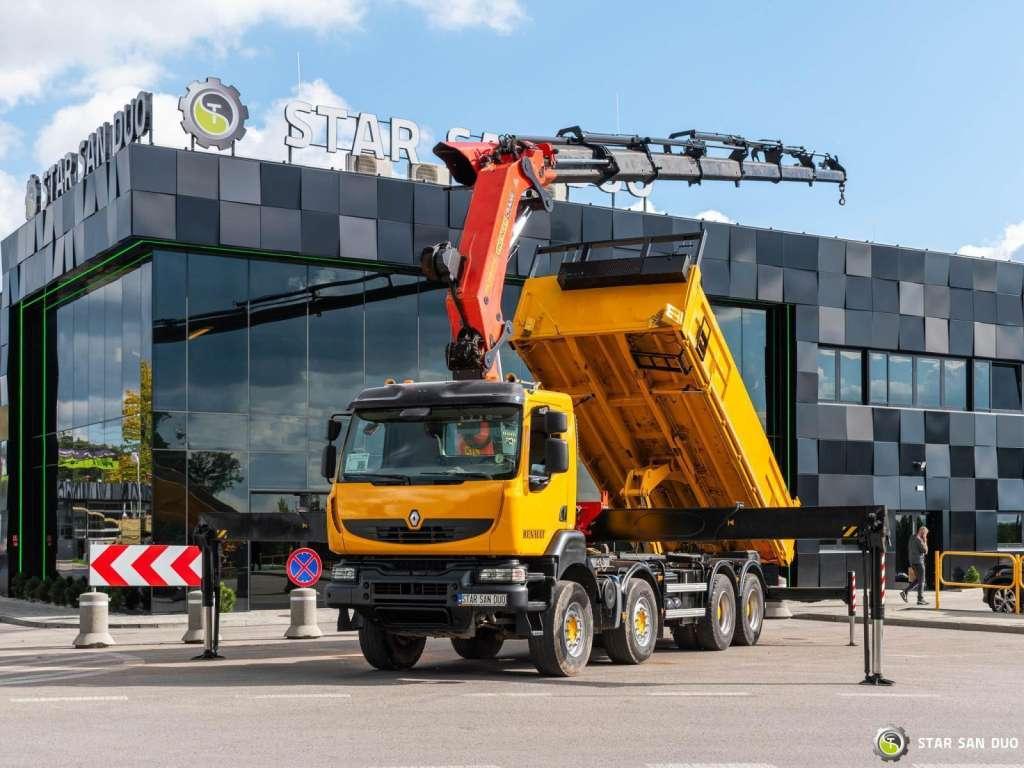 Renault  KERAX 450 8x4 PALFINGER PK 60002 Crane Tipper