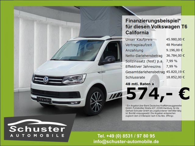 Volkswagen T6 California BEACH EDITION 4Mot*Aufst.Dach AHK