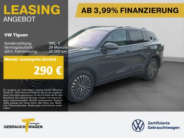 Volkswagen Leasingangebot: Volkswagen Tiguan 2.0 TDI DSG ELEGANCE ST.HEIZ LEDER DCC AH