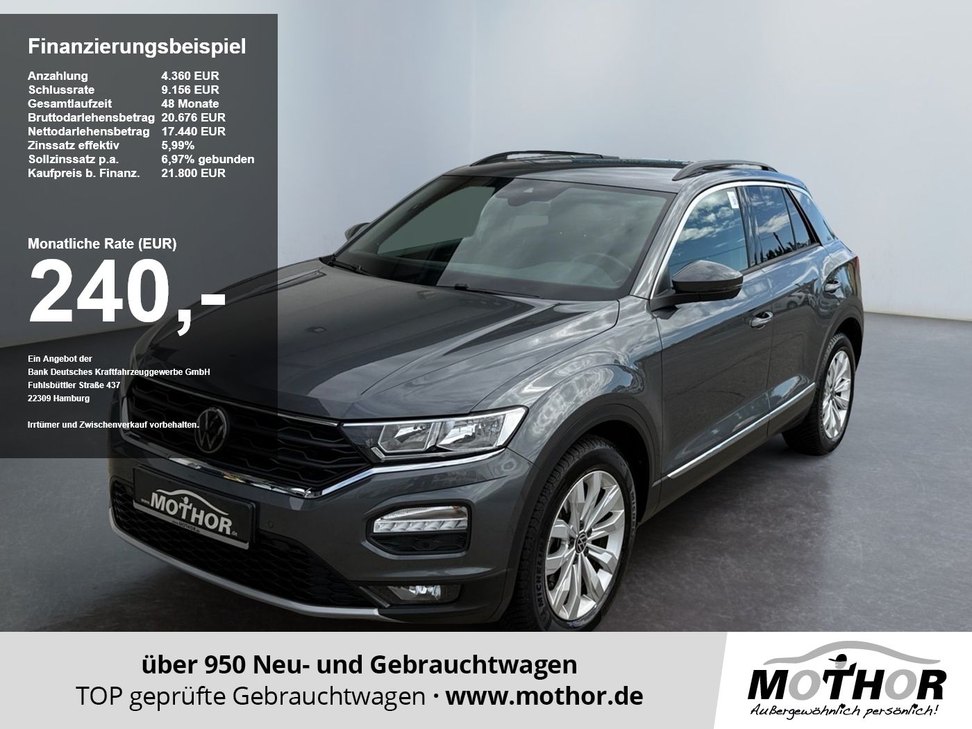 Volkswagen T-Roc Sport 1.5TSI DSG ACC FernlichtAssist Kamer
