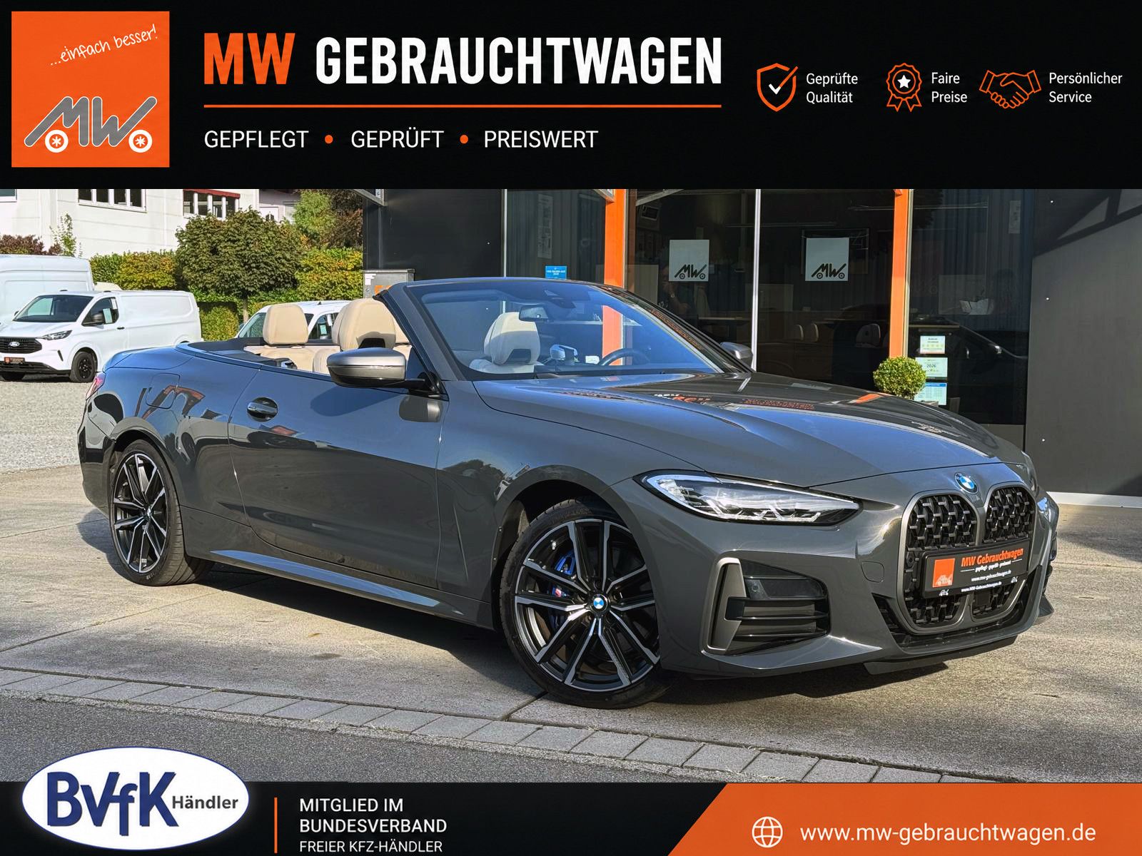 Fahrzeugabbildung BMW M440i xDrive Cabrio ACC AHK LED CarPlay KAM H&K