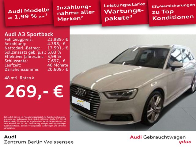 Audi A3 Sportback 40 TFSI e S-TRO*SPORT*LED*NAVI*GRA*