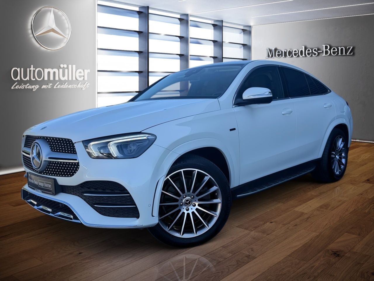 Fahrzeugabbildung Mercedes-Benz GLE 350 e 4M Coupé AMG+AHK+PANO+BUR+MULTIB+CARPL