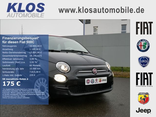 Fiat 500C 1.0 GSE HYBRID 70PS APPLE CARPLAY ALU