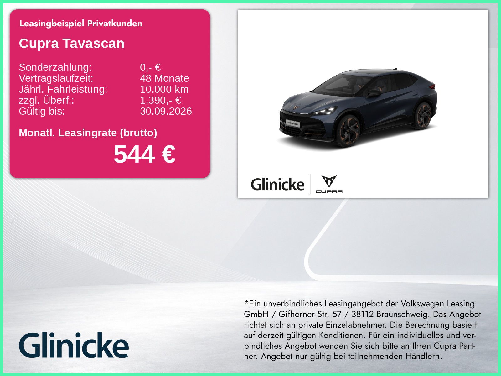 Cupra Tavascan VZ 4Drive 250 kW 77 kWh Adrenaline Pack