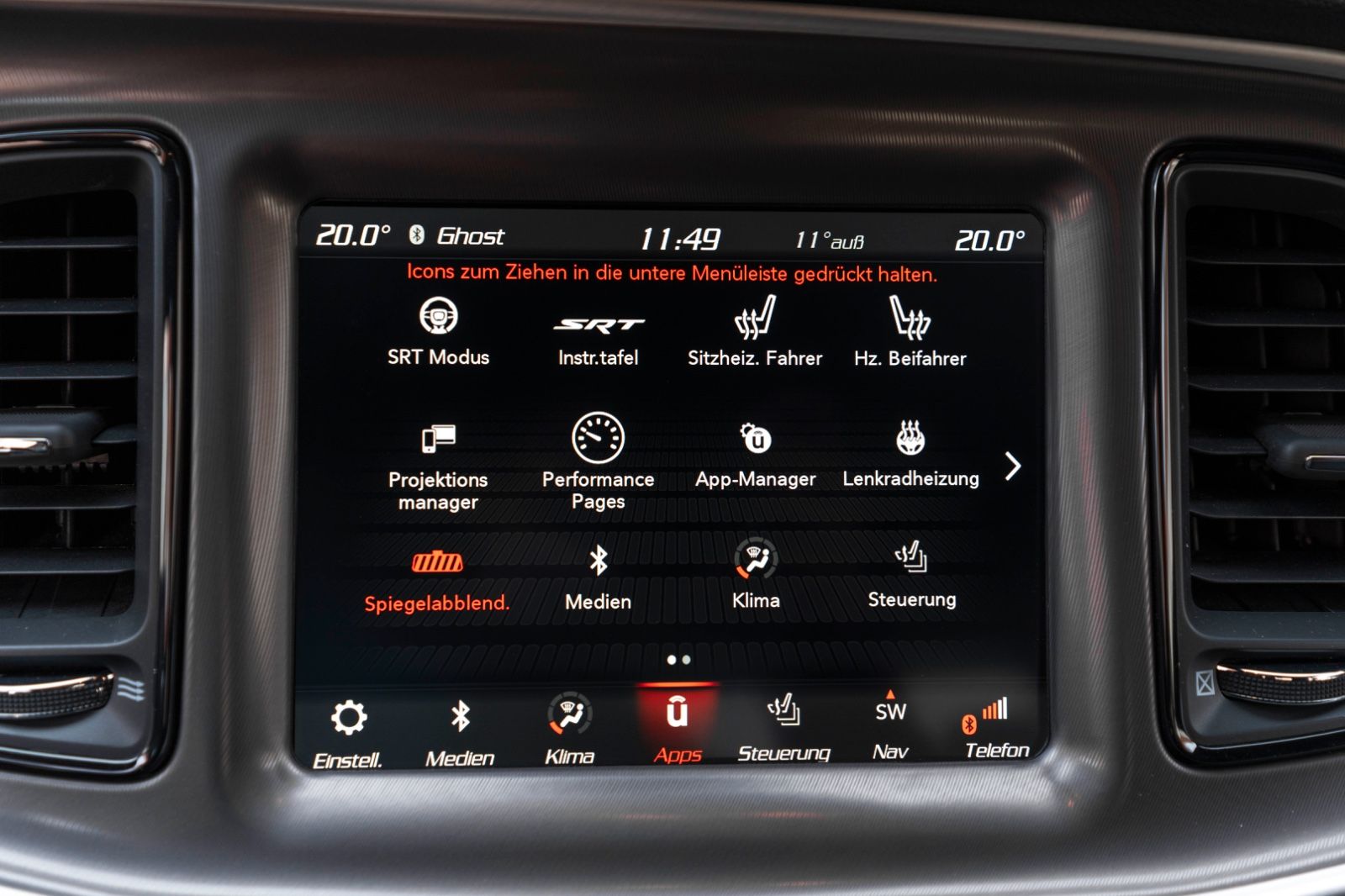 Fahrzeugabbildung Dodge Challenger 6,4L SCAT PACK ALPINE CARPLAY KAM