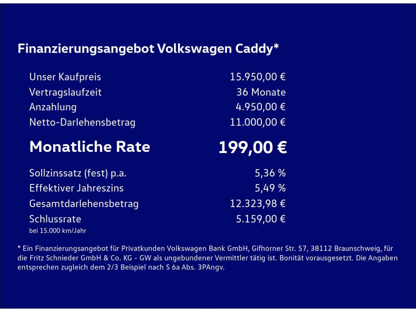Volkswagen Caddy Kasten EcoProfi 1.0 TSI Klima Navi Telef, миниатюра 4